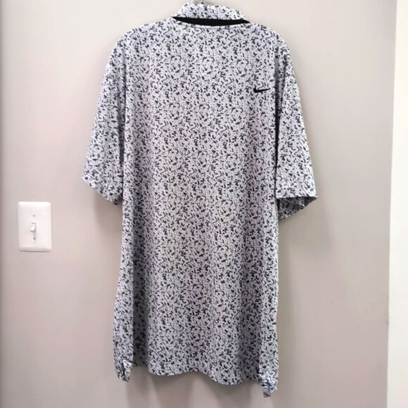 Nike Men's Dri-fit Tour Polo Camo Golf PHOTON DUST Gray Sz XXL - Picture 3 of 7